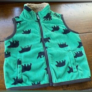•GUC•Carter’s Infant Boy Cozy Full Zip Vest 9M